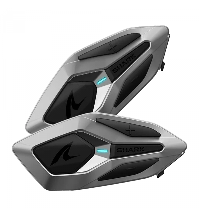 Shark SENA Intercom System Mesh Twin Pack - Grey (Sena Spider RT1)