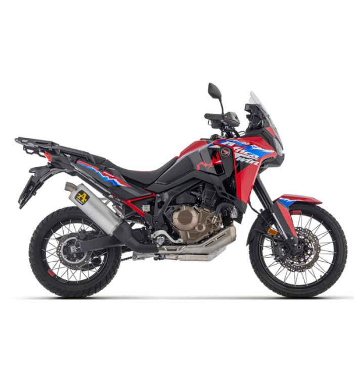 Arrow Honda Africa Twin CRF 1100 & Adventure Sport 2020/2025 - Maxi Race-Tech Aluminium Silencer with Steel End Cap