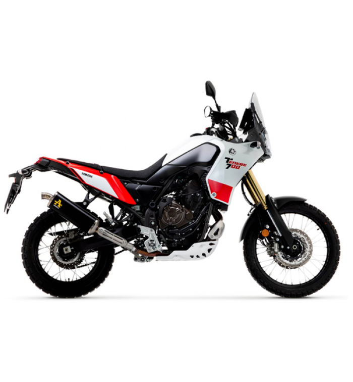 Arrow Yamaha Tenere 700 2021/2024 - Indy-Race Aluminium "Dark" Silencer with Steel end cap