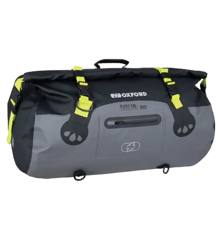 Oxford Aqua T-30 Roll Bag – Black/Grey/Fluo (30L)