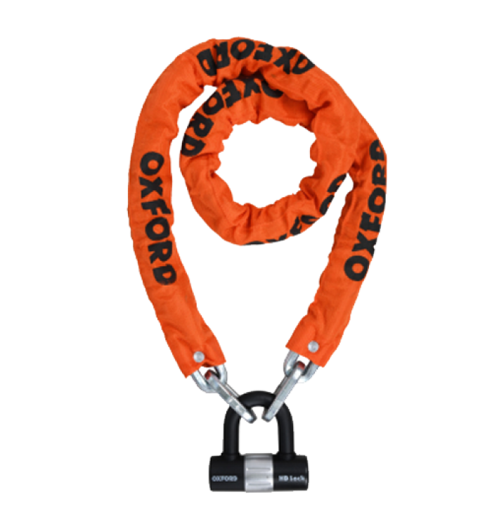 Oxford HD Chain Lock 1.5m - Orange